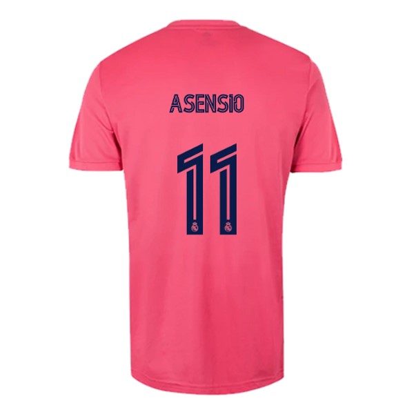 Camiseta Real Madrid Replica Segunda Ropa NO.11 Asensio 2020/21 Rosa